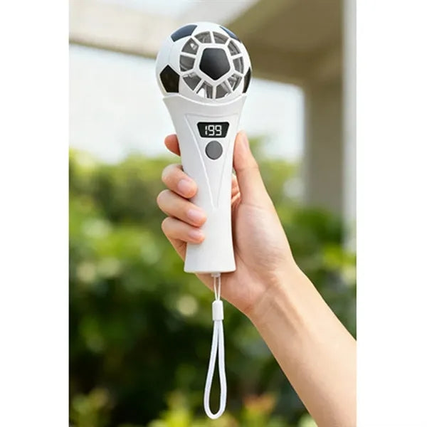 Football Style Handheld World Cup Soccer Desktop Cooling Fan