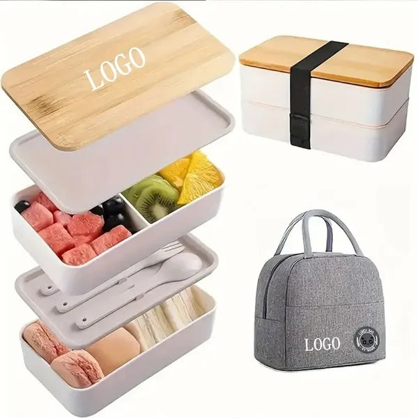 Bento Lunch Box With Cooler Bag for Women & Men