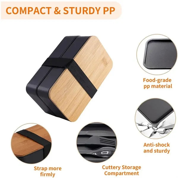 Bento Lunch Box With Cooler Bag for Women & Men