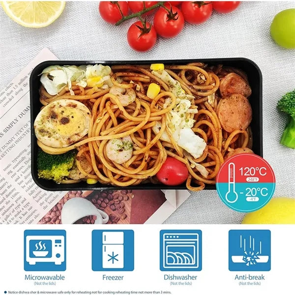 Bento Lunch Box With Cooler Bag for Women & Men