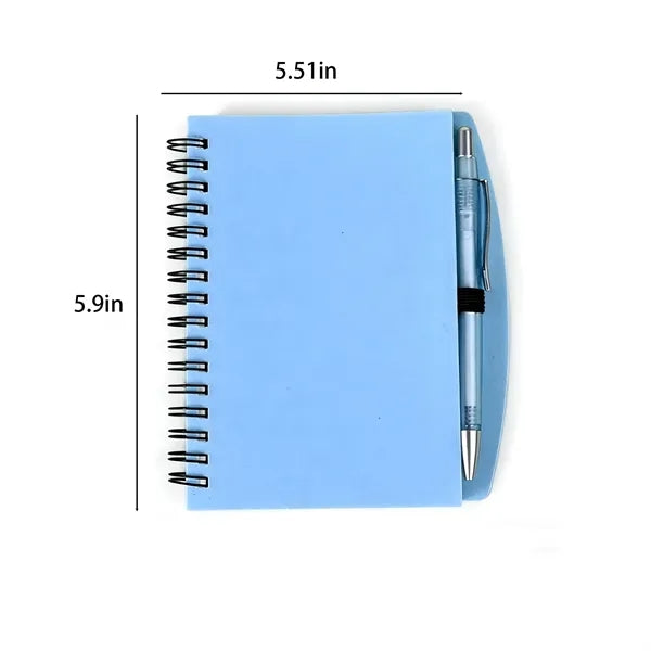 A6 With Pen Coil Notebook