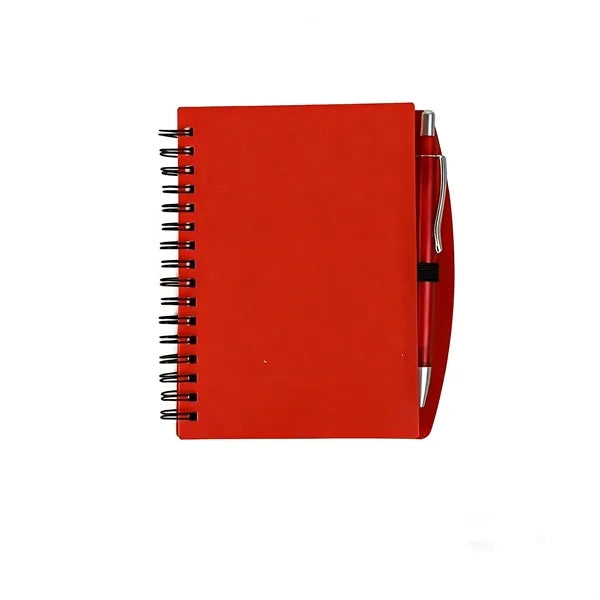 A6 With Pen Coil Notebook