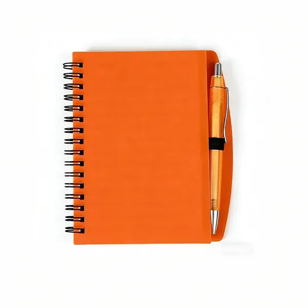 A6 With Pen Coil Notebook