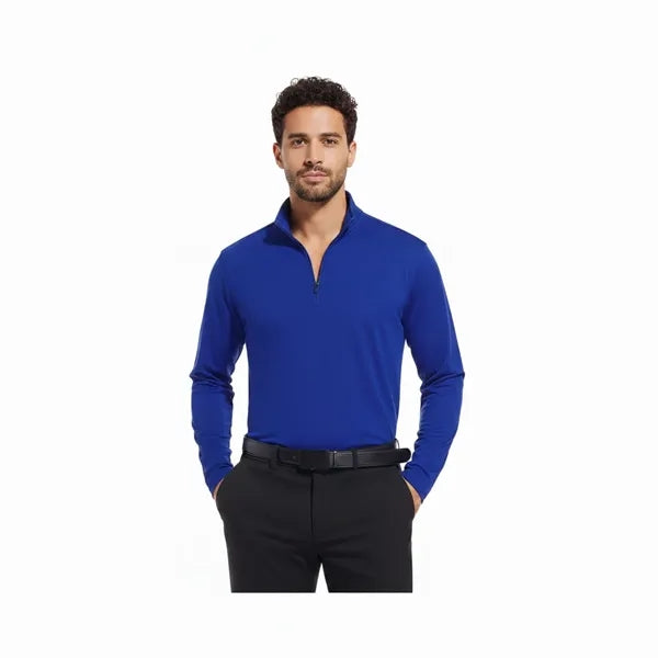 Men's UV Micro Mesh Quarter Zip Pullover