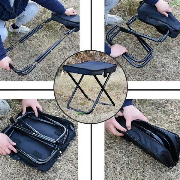 Thickened Aluminum Folding Stool Portable