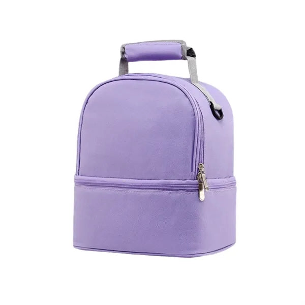 Double Decker Leakproof Insulated Lunch Bag