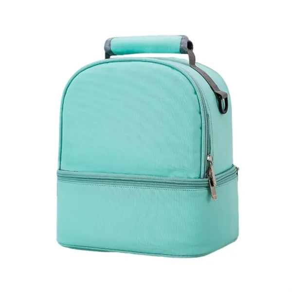 Double Decker Leakproof Insulated Lunch Bag