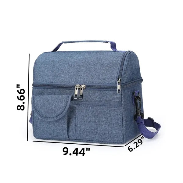 Leakproof Double Decker Lunch Bag