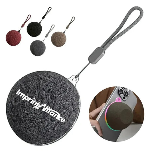 2-in-1 Portable Fabric Bluetooth Speaker Phone Stand