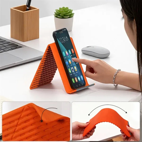 Silicone phone holder