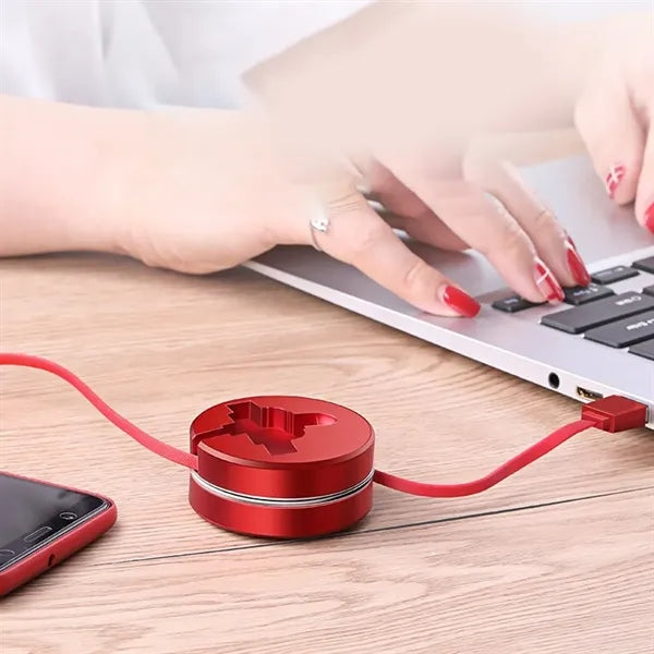 Universal 3-In-1 Retractable Multi-Port Fast Charging Cable