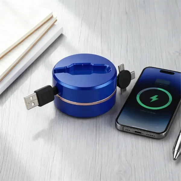 Universal 3-In-1 Retractable Multi-Port Fast Charging Cable