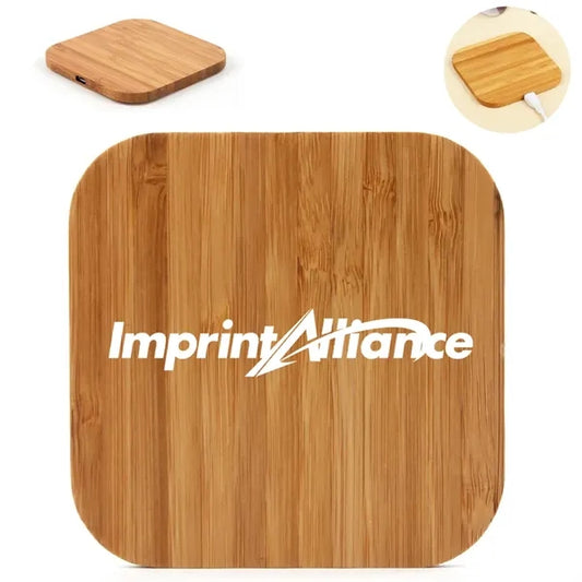 15W Eco-Friendly Bamboo & Wood Wireless Charging Pad