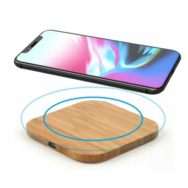 15W Eco-Friendly Bamboo & Wood Wireless Charging Pad
