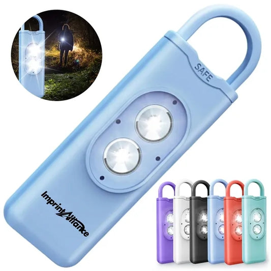 Personal Safety Alarm Keychain with Dual LED Strobe Lights