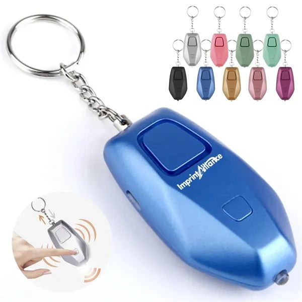 Personal Security Travel Alarm Keychain with LED Light