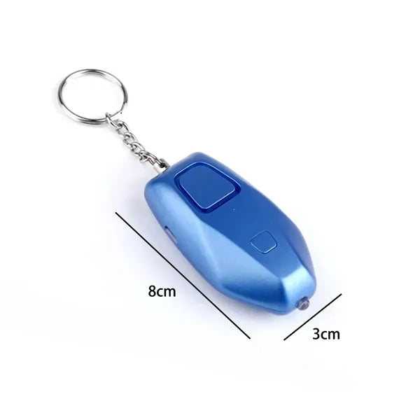 Personal Security Travel Alarm Keychain with LED Light
