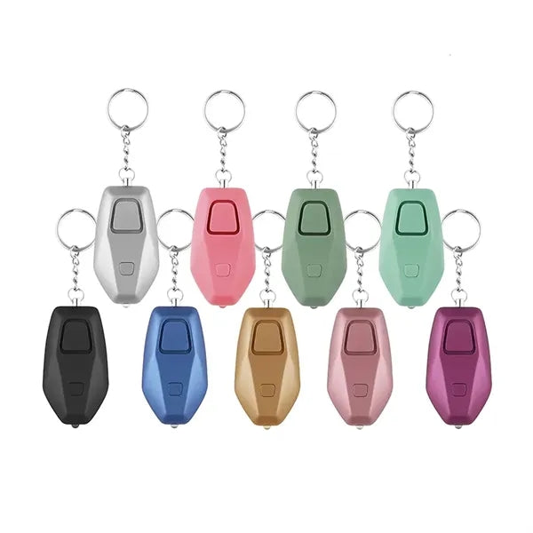 Personal Security Travel Alarm Keychain with LED Light