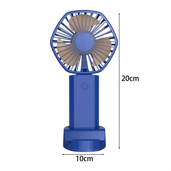 USB Rechargeable Foldable Desktop Portable Handheld Fan