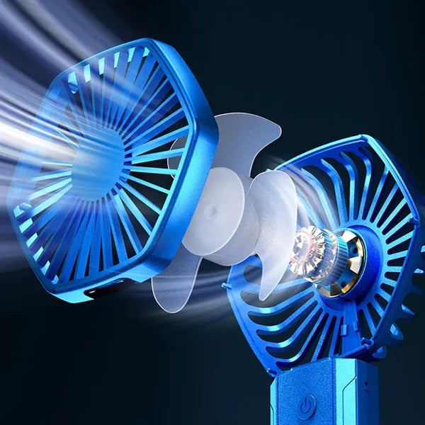 USB Rechargeable Foldable Desktop Portable Handheld Fan
