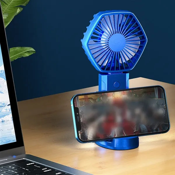 USB Rechargeable Foldable Desktop Portable Handheld Fan