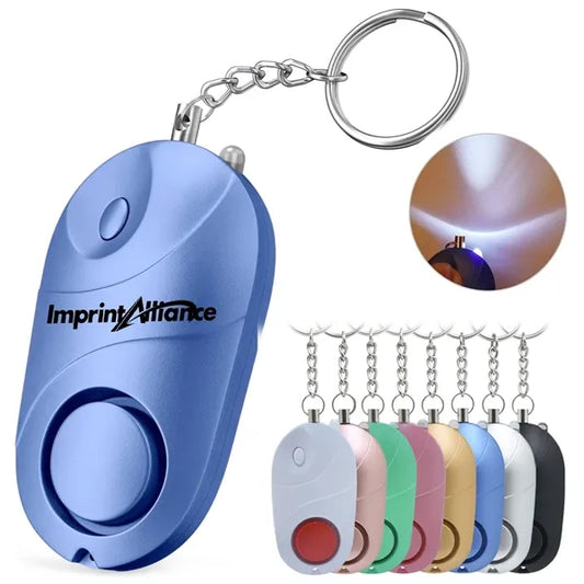 Personal Safety Alarm Keychain with LED Emergency Light