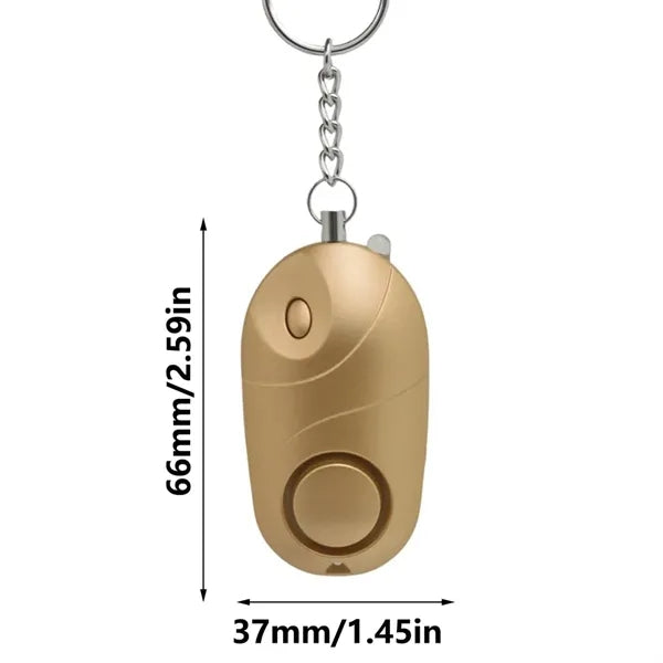 Personal Safety Alarm Keychain with LED Emergency Light