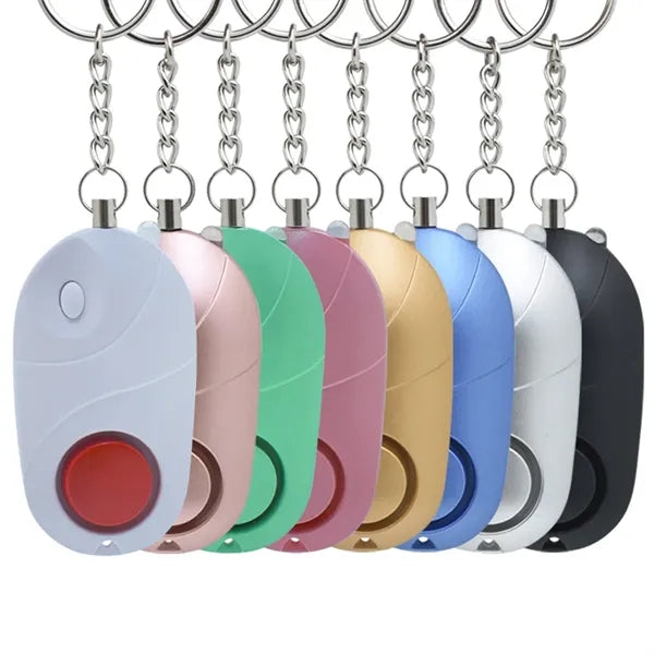 Personal Safety Alarm Keychain with LED Emergency Light