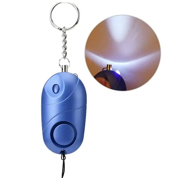 Personal Safety Alarm Keychain with LED Emergency Light