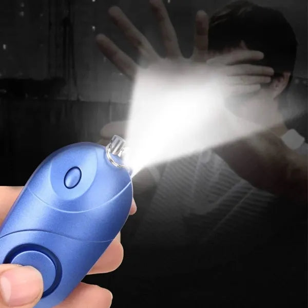 Personal Safety Alarm Keychain with LED Emergency Light