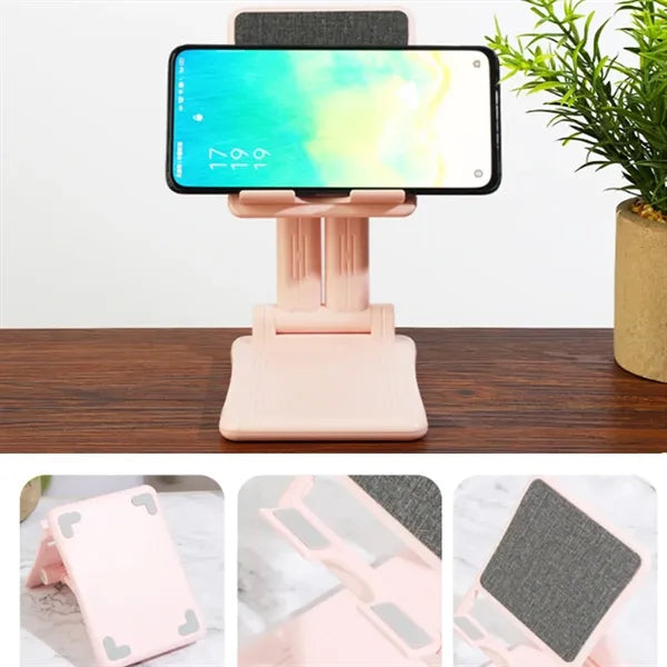 Universal Dual-Pole Retractable Folding Desktop Phone Stand