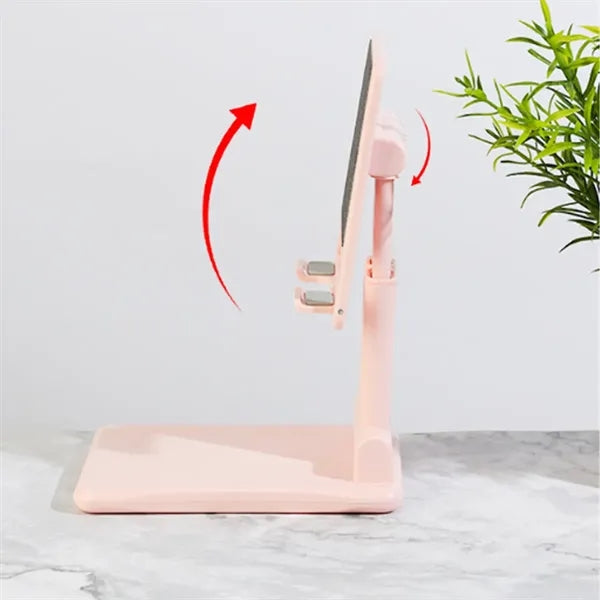 Universal Dual-Pole Retractable Folding Desktop Phone Stand