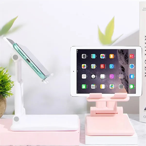 Universal Dual-Pole Retractable Folding Desktop Phone Stand
