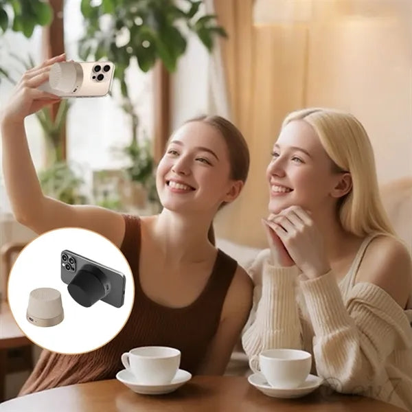 Compact Magnetic Waterproof Wireless Portable Shower Speaker