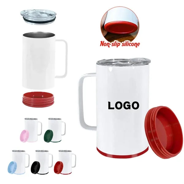14oz Sublimation Car Mug With Durable Plastic Base