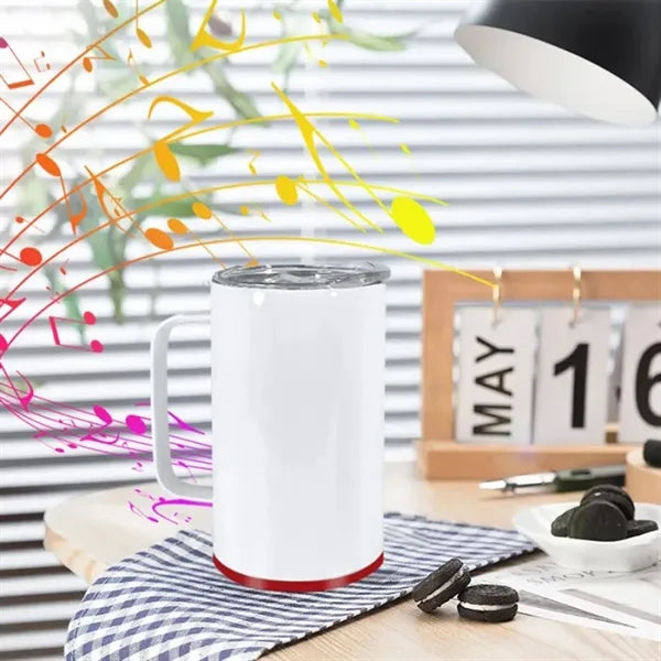 14oz Sublimation Car Mug With Durable Plastic Base