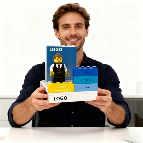 Corporate Custom Commemorative Building Block Presents