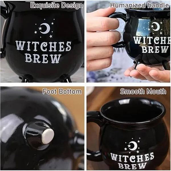 12oz Ceramic Halloween Cauldron Mug Witches Brew Lovers Pick