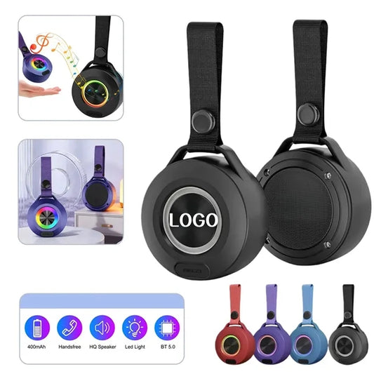 Water Resistant Portable Wireless Speaker with Light