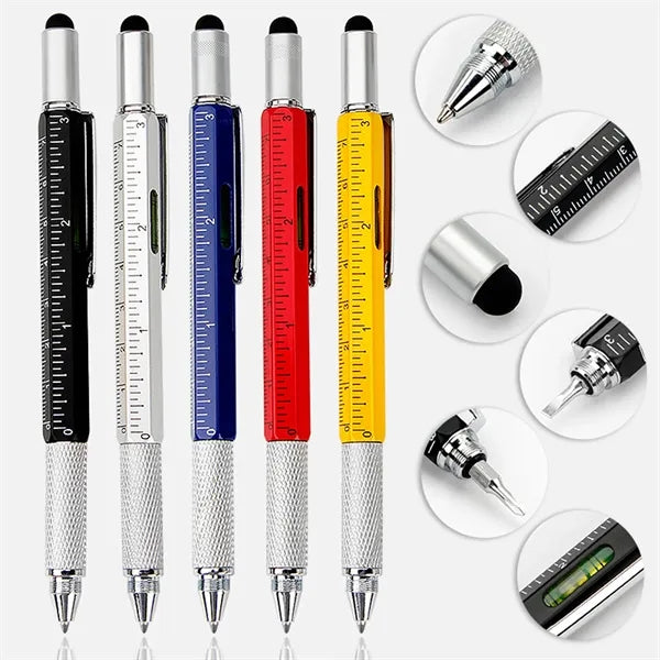 6 in 1 Multifunction Tool Ballpoint Pen