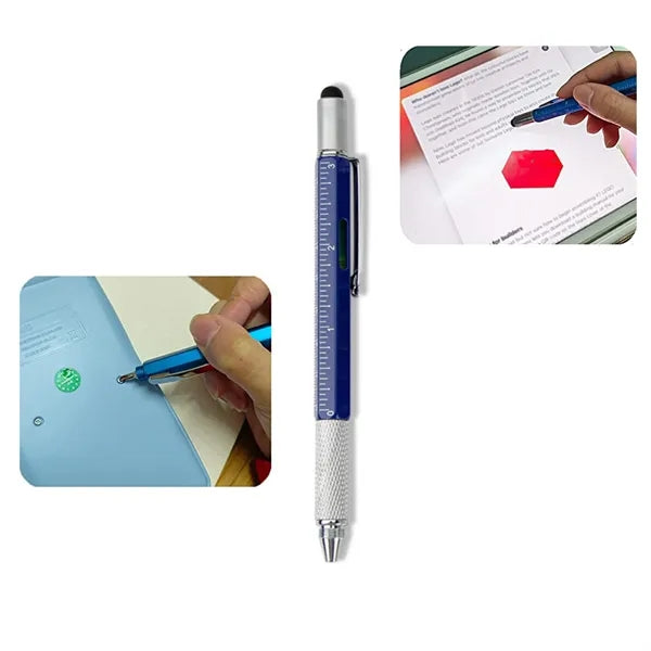 6 in 1 Multifunction Tool Ballpoint Pen
