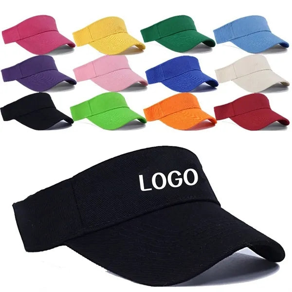 Adjustable Unisex Running Sun Visor Hats Sports Style