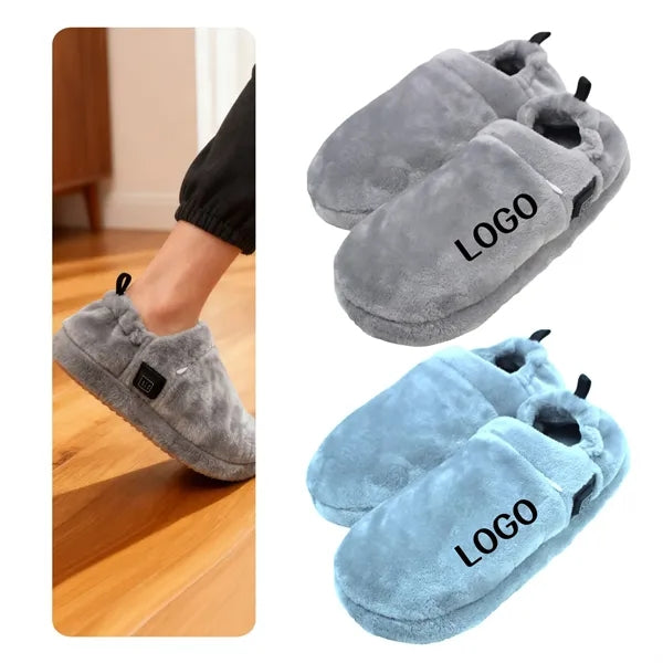 Winter Cold Weather USB Electric Heated Slippers