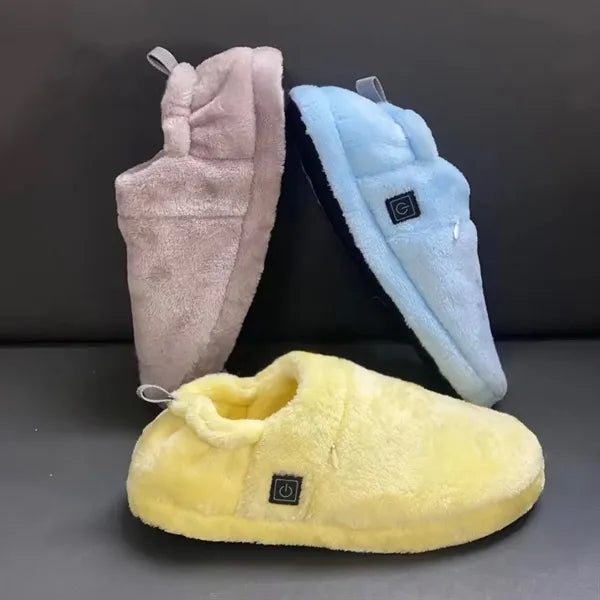 Winter Cold Weather USB Electric Heated Slippers