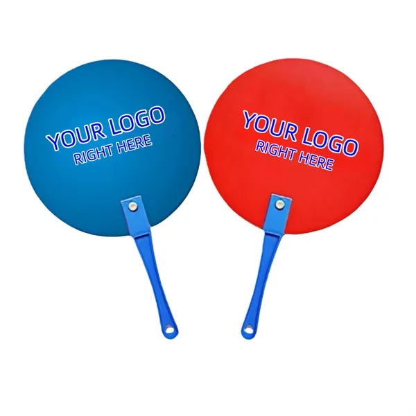 Full-Color Plastic Hand Fan Summer Event Giveaway