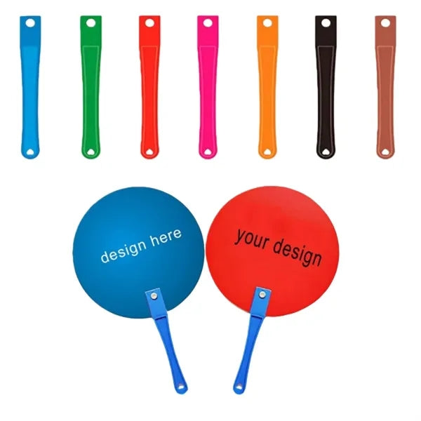 Full-Color Plastic Hand Fan Summer Event Giveaway