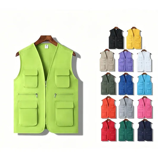 Multi-Pocket Waistcoat
