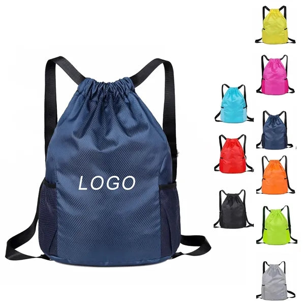 Water Resistant Drawstring Backpack