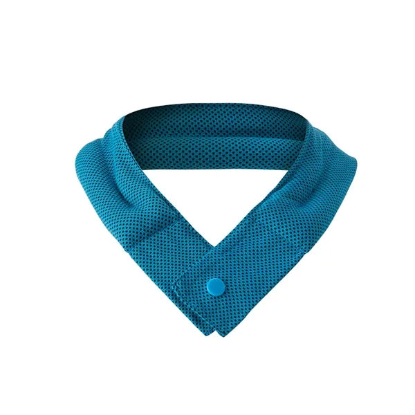 Mesh Scarf Neck Wrap Evaporative Cooling with Snap B