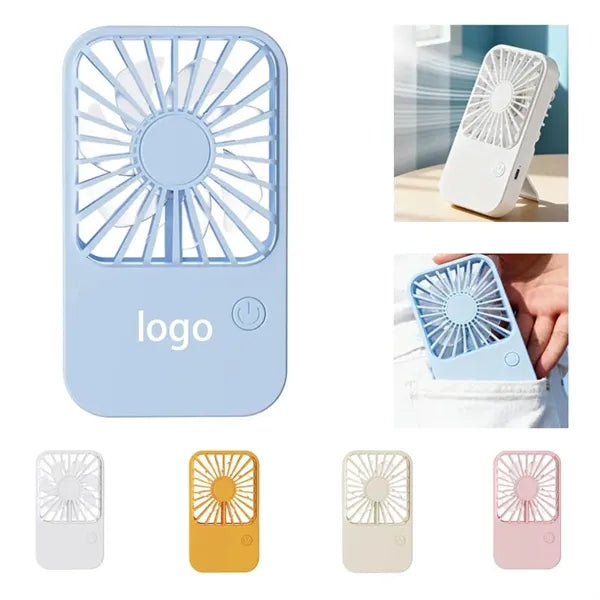 Mini Portable Handheld Fan USB Rechargeable Folding Desktop